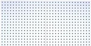 TRITON PRODUCTS LB1-W (2) 24 In. W x 24 In. H White Epoxy 18-Gauge Steel Square