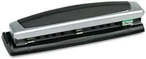 Swingline A7074037A 10-Sheet Precision Pro Desktop Two- and Three-Hole Punch, .28 in. Holes