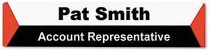 Advantus AVT-75329 Panel Wall Sign Name Holder, Acrylic, 9 x 2, 6-Pack, Clear