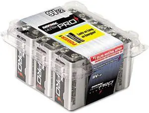 Rayovac UltraPro 9V Alkaline Battery (12-Pack) AL9V-12PPJ