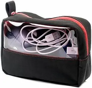 Large Accessory Dittie Travel Pouch - Black