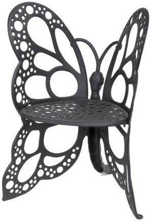 Flowerhouse Black Aluminum Butterfly Chair  FHBC205