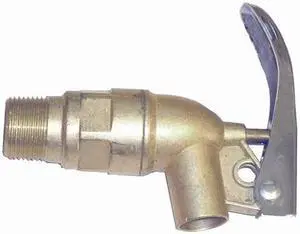 GAV 272080 Drum Faucet,3/4 In,Self-Closing