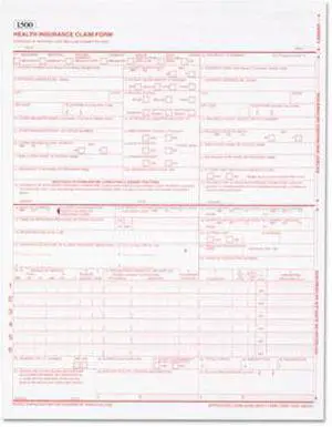 TOPS Centers for Medicare and Medicaid Services Forms 8 1/2 x 11 500 Forms/Pack 50126RV