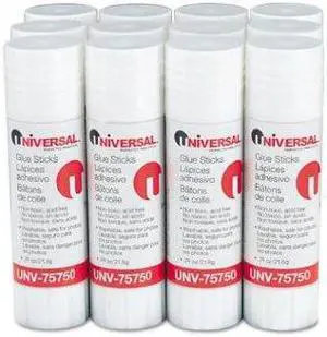 Universal Glue Stick 1.30 oz Stick Purple 12/Pack 74752