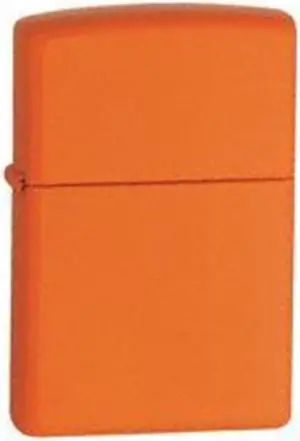Zippo 231 Windproof Orange Matte Lighter