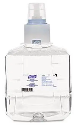 Gojo 190502CT Advanced Instant Hand Sanitizer Foam, LTX-12 1200 ml Refill, Clear, 2-Ctn