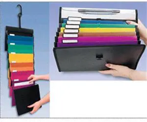 Tops  52891 Pendaflex Desk Free Hanging Organizer, Letter - 8.50" x 11" Sheet Size - 6 Pocket(s) - Polypropylene - Assorted - 1 Each