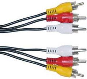 CableWholesale 10R1-03112 RCA Audio  Video Cable  3 RCA Male  12 foot