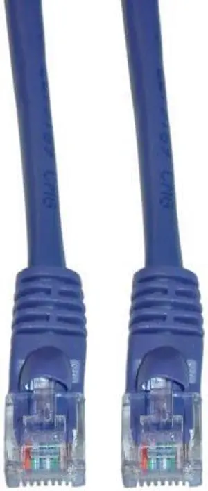 Cat6 Purple Ethernet Patch Cable, Snagless/Molded Boot, 35 foot