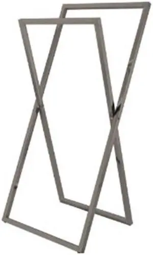Kingston Brass SCC8298 Pedestal X Style Iron Construction Towel Rack