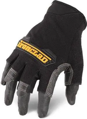 IRONCLAD MFG2-04-L Impact Gloves,L,Gray/Black/Yellow,PR