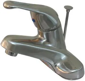 Kingston Brass KB518B Single Handle 4 in. Centerset Lavatory Faucet with Brass Pop-up