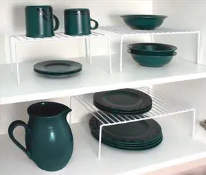 Home Basics CS30368 3 Piece Cabinet Shelf,