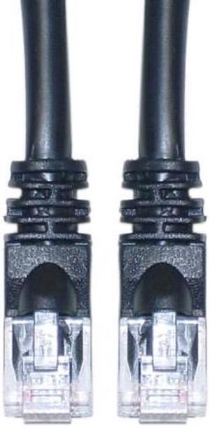 Cat6 Black Ethernet Patch Cable, Snagless/Molded Boot, 4 foot
