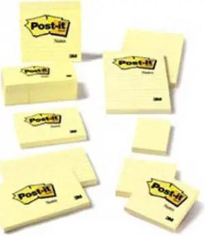 3M COMPANY MMM653YW NOTES POST IT YELLOW 1 1/2 INCH X 2 INCH-**SOLD AS DOZEN**