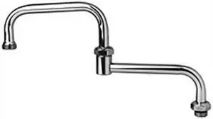 Spout, Faucet, Brass, Length 18 In