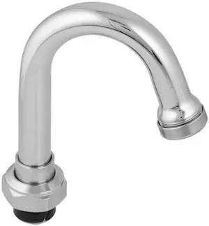 Gooseneck Spout, Swivel, 3/8 In, Brass