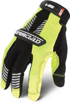 IRONCLAD PERFORMANCE WEAR IVG2-06-XXL I-Viz(R) Hi-Vis Mechanics Gloves,