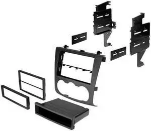 American International 2007-2013 Nissan Single/Double DIN Black Stereo Dash Kit with Pocket