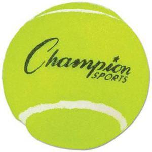 Champion Sport TB3 Tennis Balls, 2 1/2'' Diameter, Rubber, Yellow, 3/Pack