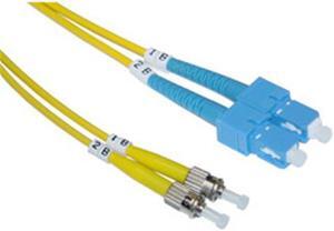 CableWholesale SCST-01202 Fiber Optic Cable  SC  ST  Singlemode  Duplex  9-125  2 meter (6.6 foot)