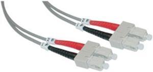 CableWholesale SCSC-11002 Fiber Optic Cable  SC  SC  Multimode  Duplex  50-125  2 meter (6.6 foot)