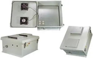 Hana Wireless - HW-N18-1FS - FRP NEMA 18x16x8 120VAC Fans SS