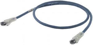 HUBBELL PREMISE WIRING HC6B03 Ethernet Cable,Cat 6,Blue,3 ft.