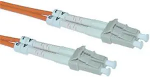 CableWholesale LCLC-11005 Fiber Optic Cable  LC  LC  Multimode  Duplex  50-125  5 meter (16.5 foot)
