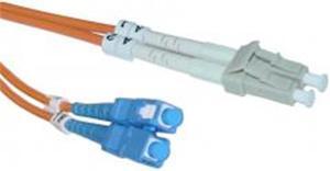 CableWholesale LCSC-11103 Fiber Optic Cable  LC  SC  Multimode  Duplex  62.5-125  3 meter (10 foot)