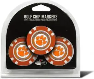 TEAM GOLF 20688 Clemson University Golf Chip - Pack of 3