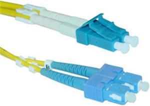 CableWholesale LCSC-01205 Fiber Optic Cable  LC  SC  Singlemode  Duplex  9-125  5 meter (16.5 foot)