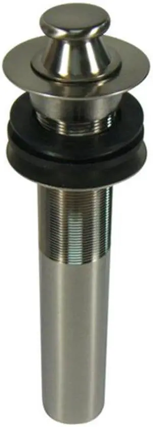 Kingston Brass EV3008 Kingston Lift And Turn Sink Drain Without Overflow - Satin Nickel