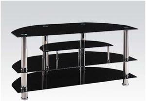 Acme Furniture 91064 MARABEL ALUMINIUM AND GLASS TV STAND