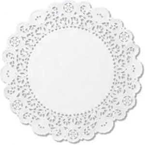 Hoffmaster 500236 Cambridge Lace Doilies, Round, 8", White, 1000/Carton , 1 Carton