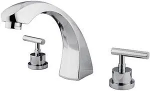 Kingston Brass KS4361CML Two Handle Roman Tub Filler