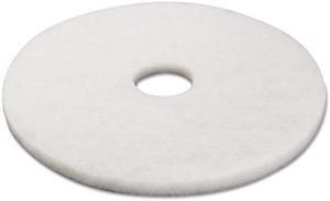 Boardwalk 4017WHI 17 in. Standard Polishing Floor Pads, White