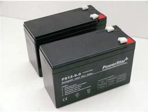 PowerStar® RBC5 KIT 12V 9AH Batteries with .