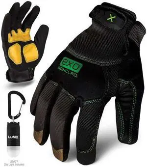 IRONCLAD PERFORMANCE WEAR EXO2-MLR-02-S EXO Mechanics Gloves, Genuine Leather