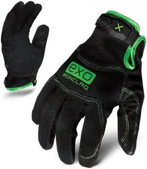 Pro Gloves,L,TPR Closure,Single Layer,PR IRONCLAD G-EXMPG-04-L