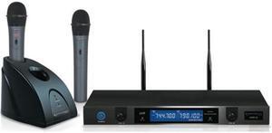 Technical Pro wmr20 Professional UHF Dual Rechargeable Wireless Microphone System