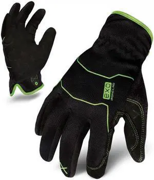 IRONCLAD EXO-MUG-02-S Small Black Suede Puller Cuff Mechanics Gloves