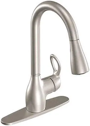 Moen CA87011SRS Spot Resist Stainless, Single Handle High Arc - Kitchen Faucet
