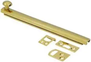 Deltana 6SBCS003 6 in. Heavy Duty Surface Bolt with Concealed Screw, Lifetime