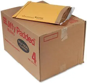 Sealed Air 67320 9.5 x 14.5 Jiffy Padded Self Seal Mailer 4 Natural Kraft