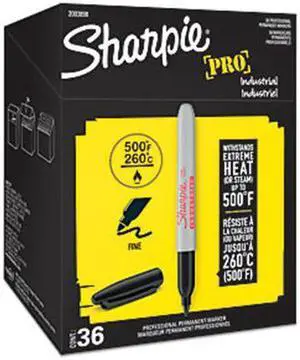 Sanford Ink 2003898 Sharpie Industries Marker Fine, Black - Pack of 36