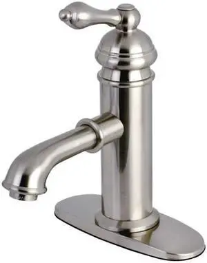 Kingston Brass KS7418ACL Single Handle Lavatory Faucet, Satin Nickel