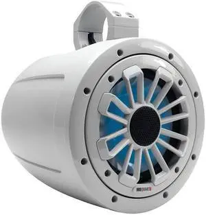 WMU 2175918 MB Quart NT1-116L Nautic Series 6.5 in. 2 Way Wake tower Speaker with Dove Gray & Mounting Hardware LED Illumination, 120W