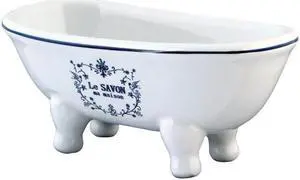 Kingston Brass BATUBDSW 6 in. Le Savon Double Slipper Clawfoot Tub Decorative Soap Dish